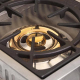 Bull Outdoor Products Stainless Steel Propane Double Side Burner