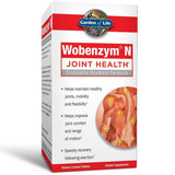 Garden of Life Wobenzym N Joint Health Dietary Supplements Tablets 800 count