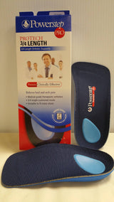 PowerStep Protech 3/4 Length Orthotic Insoles