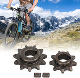 Pocket Bike Sprocket, 9 Teeth 11 Teeth Pinion Gear Motor Bicycle Chain Wheel, 11T Freewheel Gear Motor Universal for Bicycle, Front Rear Motor Gear Kit Carbon Steel Gear Set