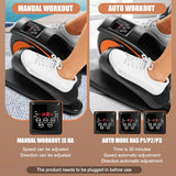 ANCHEER Under Desk Elliptical Machine – Quiet Pedal Exerciser for Seniors, Office & Home, Low-Impact Seated Leg Workout Equipment, Smart LCD Display, Remote Control