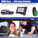 Autel MaxiCOM MK808BT Car Diagnostic Scan Tool, 2022 Newest Upgraded Ver. of MK808, MX808, All Systems Diagnosis & 28+ Services, ABS Bleed, Oil Reset, EPB, SAS, DPF, BMS, Throttle, Injector Coding