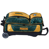 Green Bay Packers Triple Roller Bowling Bag