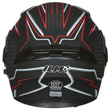 ILM Motorcycle Dual Visor Flip up Modular Full Face Helmet DOT 6 Colors Model 902