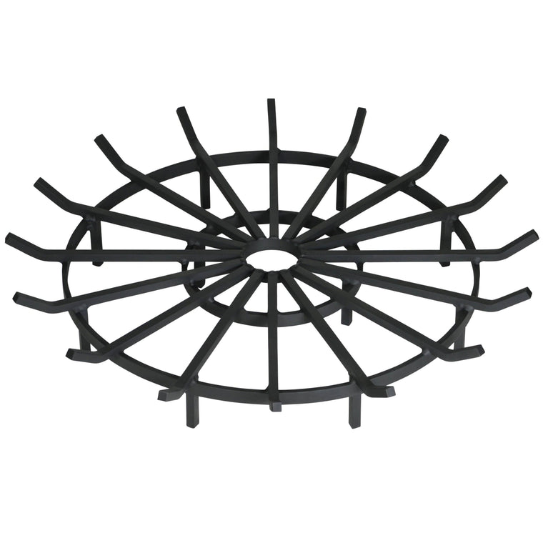 40 inch Heavy Duty Wagon Wheel Fire Pit Grate