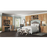 Hampton Bay 0.5x84x24 in. Refrigerator End Panel Kit in Natural Hickory KAREP-NHK