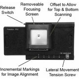 Fotodiox HB-V-4×5-Pro Pro Lens Mount Adapter – Hasselblad V-Mount Film Backs To Large Format 4 x 5 View Cameras with a Graflok Rear Standard Shift Stitch Adapter with Focusing Screen
